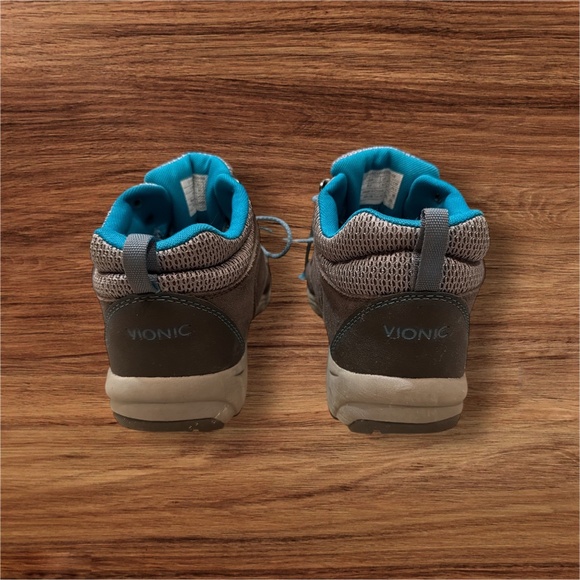 Vionic Cypress Hiking Boots Womens Size 8.5 Trail Outdoors Grey Blue - Picture 4 of 8